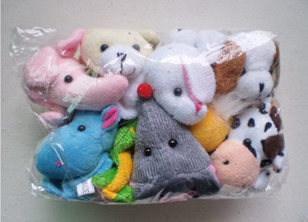 Planet Gates 1/5/10pcs Cartoon Biological Animal Finger Puppet Storytelling Hand Puppet Plush Toys Baby Favor Dolls Funny Kids Christmas Gift