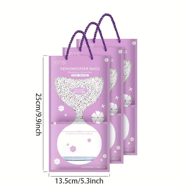 Planet Gates 1/5/20pcs Dehumidifying Bag Mildew-proof Moisture-proof Agent Desiccant Household Hanging Moisture-absorbing Bag Wardrobe Dehumidifier Hanging Moisture-absorbing Bag Bag Household Dormitory Student Moisture-