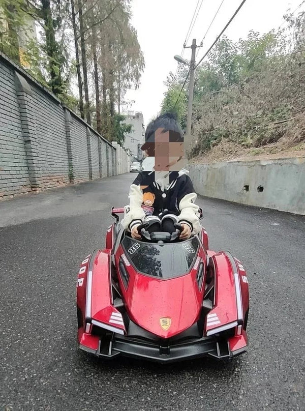 Planet Gates 1-5-Year-Old Rechargable Children's Electric Toy Four-Wheel Remote Control Ride On Car For Boys And Girls