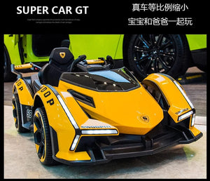 Planet Gates 1-5-Year-Old Rechargable Children's Electric Toy Four-Wheel Remote Control Ride On Car For Boys And Girls