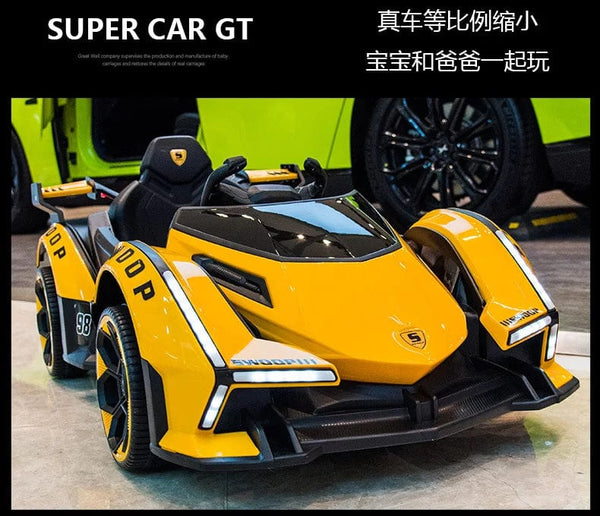 Planet Gates 1-5-Year-Old Rechargable Children's Electric Toy Four-Wheel Remote Control Ride On Car For Boys And Girls