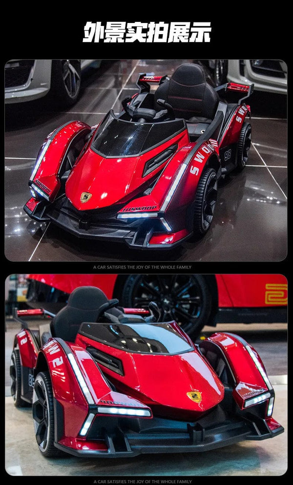 Planet Gates 1-5-Year-Old Rechargable Children's Electric Toy Four-Wheel Remote Control Ride On Car For Boys And Girls