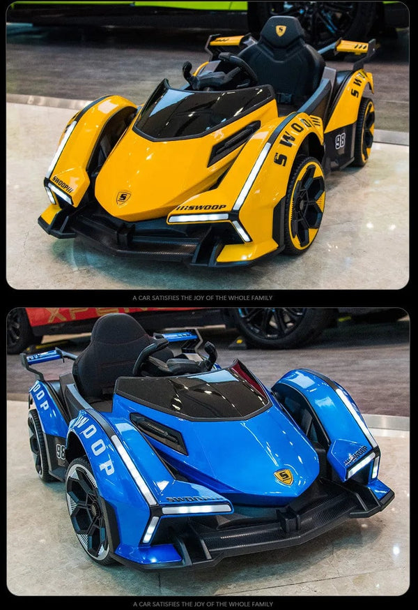 Planet Gates 1-5-Year-Old Rechargable Children's Electric Toy Four-Wheel Remote Control Ride On Car For Boys And Girls