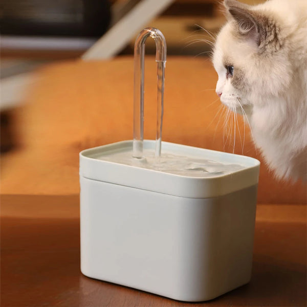 Planet Gates 1.5L Cat Water Fountain Auto Filter Mute Cat Dog Drinker Bowl Recirculate Filtring Drinker for Cats Pet Water Dispenser