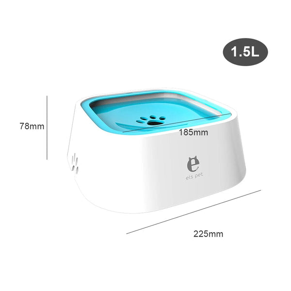 Planet Gates 1.5L Dog ABS Plastic Drinking Water Floating Bowl Non-Wetting Mouth Cat Bowl Without Spill Drinking Water Dispenser Dog Bowl