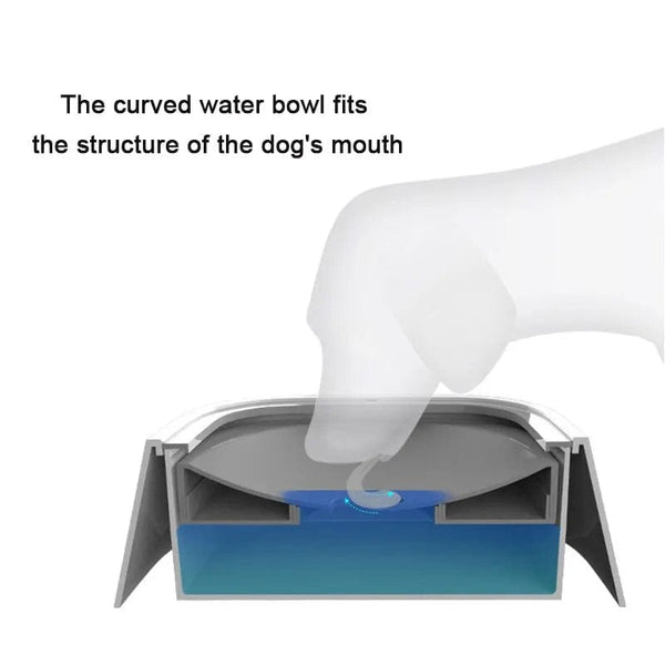 Planet Gates 1.5L Dog Drinking Water Bowls Floating Non-Wetting Mouth Cat Slow Anti-Overflow Water Feeding Dispenser Large Capacity