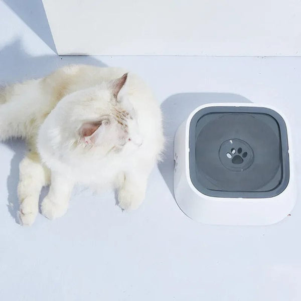 Planet Gates 1.5L Dog Drinking Water Bowls Floating Non-Wetting Mouth Cat Slow Anti-Overflow Water Feeding Dispenser Large Capacity