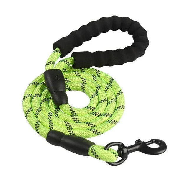Planet Gates 1.5M/2M/3M Large Dog Rope Round 1.2CM Nylon Pet Leash Strengthen Reflective Rope Walking Dog Traction Collar Harness Dog Lead