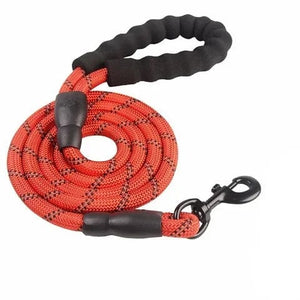 Planet Gates 1.5M/2M/3M Large Dog Rope Round 1.2CM Nylon Pet Leash Strengthen Reflective Rope Walking Dog Traction Collar Harness Dog Lead