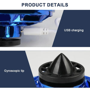 Planet Gates 1-5PCS Fingertip Flying Gyro 360° Rotating Helicopter Spinner Toy 100mAh with LED Lights for Adult Kids Decompression Toy