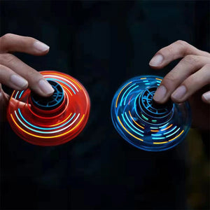 Planet Gates 1-5PCS Fingertip Flying Gyro 360° Rotating Helicopter Spinner Toy 100mAh with LED Lights for Adult Kids Decompression Toy