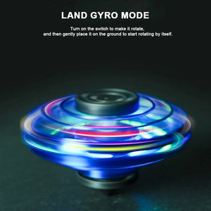 Planet Gates 1-5PCS Fingertip Flying Gyro 360° Rotating Helicopter Spinner Toy 100mAh with LED Lights for Adult Kids Decompression Toy