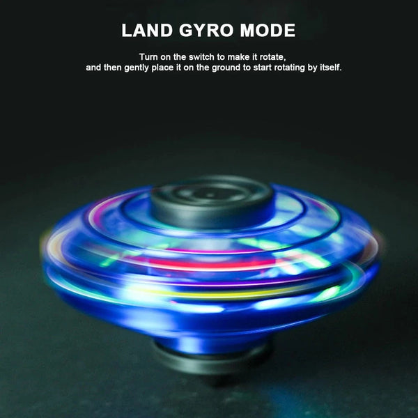 Planet Gates 1-5PCS Fingertip Flying Gyro 360° Rotating Helicopter Spinner Toy 100mAh with LED Lights for Adult Kids Decompression Toy