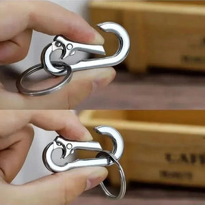 Planet Gates 1/5PCS Gourd Buckle Keychain Climbing Hook Car Keychain Strong Carabiner Shape Keychain Accessories Metal Vintage Key Chain Ring