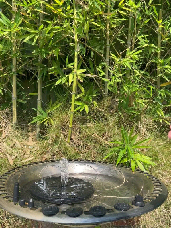 Planet Gates 1.5W 1pc Solar Fountain Water Pump With 6 Nozzles Solar Floating Fountain Pump For Bird Bath, Pond, Garden, Backyard Decoration, Outdoor Aquarium