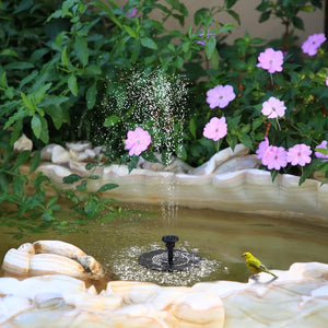 Planet Gates 1.5W 1pc Solar Fountain Water Pump With 6 Nozzles Solar Floating Fountain Pump For Bird Bath, Pond, Garden, Backyard Decoration, Outdoor Aquarium