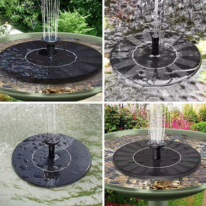 Planet Gates 1.5W 1pc Solar Fountain Water Pump With 6 Nozzles Solar Floating Fountain Pump For Bird Bath, Pond, Garden, Backyard Decoration, Outdoor Aquarium
