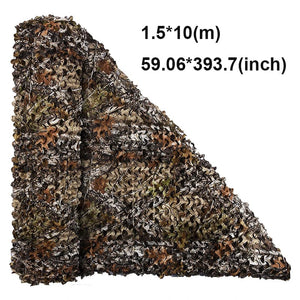 Planet Gates 1.5x10 Camo Netting Bulk Roll Mesh Cover Blind Net Camo Outdoor Sun Shade Camping Shooting Hunting Fence Camouflage Net Awning Jungle