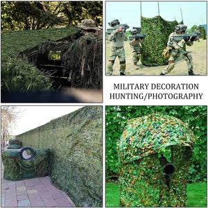 Planet Gates 1.5x3m /2x10m Hunting Military Camouflage Nets Woodland Army training Camo netting Car Covers Tent Shade Camping Sun Shelter