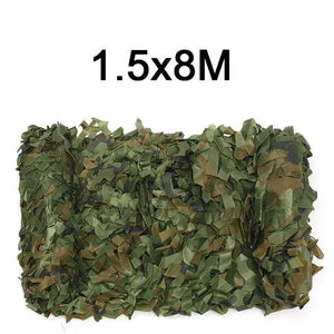 Planet Gates 1.5x3m jungle Camo Netting 1.5m*2 3 4 5 6 8 10m Wide Camouflage Net Decoration Camping Shooting Sun Shade Party Desert Fence Hunting Duck Deer