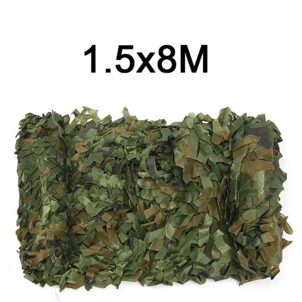 Planet Gates 1.5x3m jungle Camo Netting 1.5m*2 3 4 5 6 8 10m Wide Camouflage Net Decoration Camping Shooting Sun Shade Party Desert Fence Hunting Duck Deer