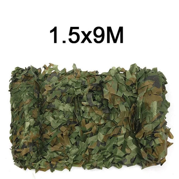 Planet Gates 1.5x4m Pure green Camouflage Net 1.5M*2 3 4 5 6 7 8 9 10M Wide Camouflage Camo Netting Bulk Roll Decoration Sun Shade Party Camping Desert Jungle