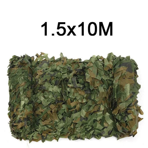 Planet Gates 1.5x4m Pure green Camouflage Net 1.5M*2 3 4 5 6 7 8 9 10M Wide Camouflage Camo Netting Bulk Roll Decoration Sun Shade Party Camping Desert Jungle