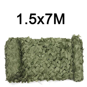 Planet Gates 1.5x4m Pure green Camouflage Net 1.5M*2 3 4 5 6 7 8 9 10M Wide Camouflage Camo Netting Bulk Roll Decoration Sun Shade Party Camping Desert Jungle