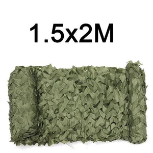 Planet Gates 1.5x4m Pure green Camouflage Net 1.5M*2 3 4 5 6 7 8 9 10M Wide Camouflage Camo Netting Bulk Roll Decoration Sun Shade Party Camping Desert Jungle