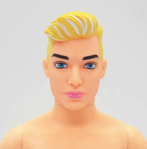 Planet Gates 1/6 Boyfriend Heads Movable Joints 30cm Ken Dolls Body Male Prince Naked Nude Man Toy Doll Ken Body DIY Toys For Girls Gifts