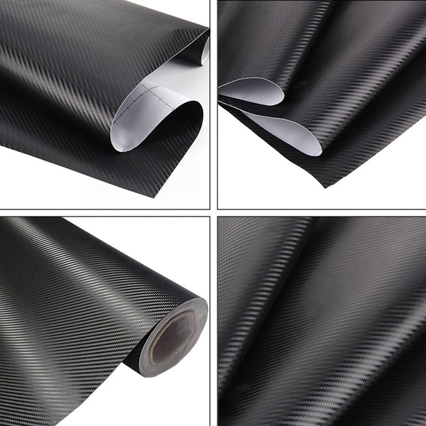 Planet Gates 1.64x6.56ft 50x200cm 3D Carbon Fiber Vinyl Self Adhesive Film Wrap Sticker Decals Protector Waterproof For Most Car Motorcycle Decals
