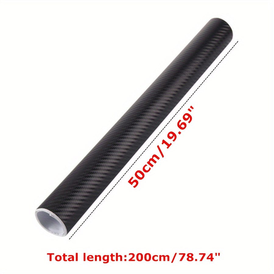 Planet Gates 1.64x6.56ft 50x200cm 3D Carbon Fiber Vinyl Self Adhesive Film Wrap Sticker Decals Protector Waterproof For Most Car Motorcycle Decals