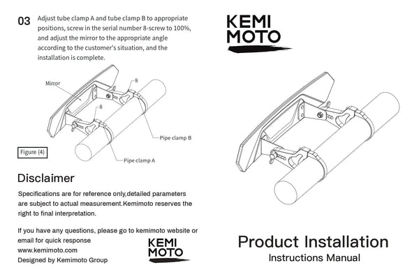 Planet Gates 1.65-2" UTV Wide Rear View Racing Mirror Compatible with Polaris RZR Ranger 800 1000 XP 900 for CFMoto for Can Am Maverick X3