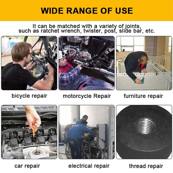 Planet Gates 1/6Pcs Tap Drill Bit Set Hex Shank Titanium Plated HSS Screw Thread Bit Screw Machine Compound Tap M3 M4 M5 M6 M8 M10 Hand Tools