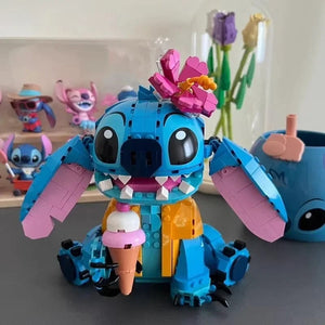 Planet Gates 1 730pcs Stitch Compatible 43249 Building Blocks Bricks Stitch Girl Boy Birthday Christmas Gift Toys