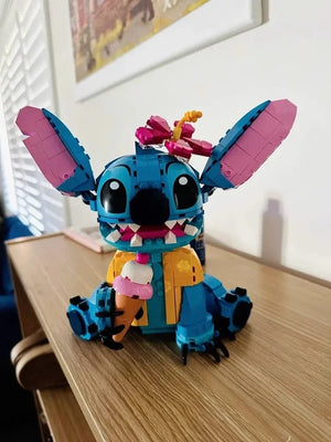 Planet Gates 1 730pcs Stitch Compatible 43249 Building Blocks Bricks Stitch Girl Boy Birthday Christmas Gift Toys