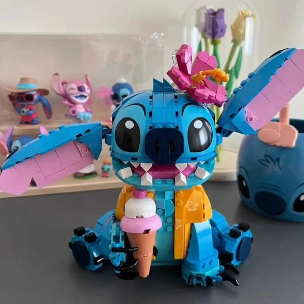 Planet Gates 1 730pcs Stitch Compatible 43249 Building Blocks Bricks Stitch Girl Boy Birthday Christmas Gift Toys