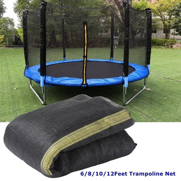 Planet Gates 1.83/2.44/3.06/3.66M Trampoline Replacement Net Fence Enclosure Anti-fall Safety Mesh Netting Jumping Pad Fitiness Accessories