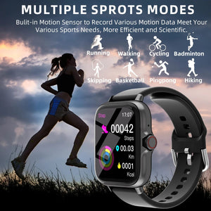 Planet Gates 1.83'' Waterproof Smart Watch with Message Answer Call Sleep Monitoring Sports Pedometer Information Alerts For iPhone Android