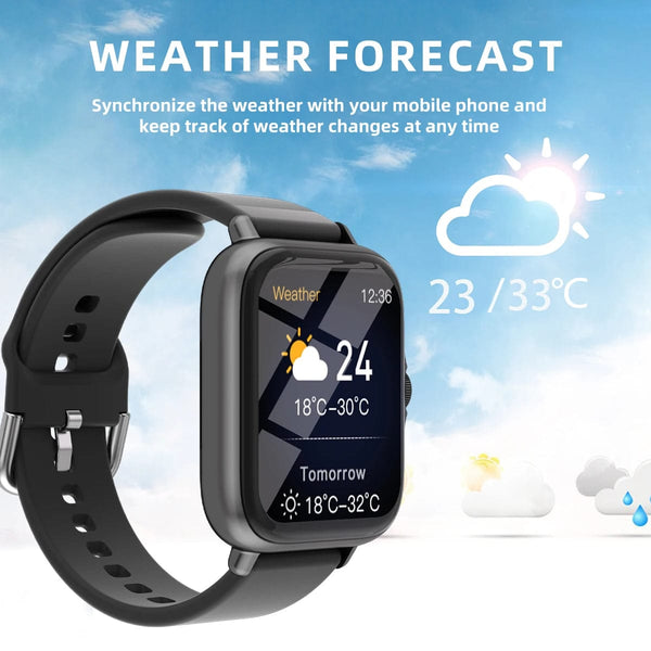 Planet Gates 1.83'' Waterproof Smart Watch with Message Answer Call Sleep Monitoring Sports Pedometer Information Alerts For iPhone Android