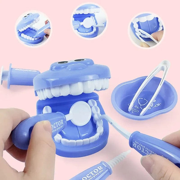 Planet Gates 1/9pcs Montessori Educational Toys for Children Early Learning Doctors Role Play Kids Intelligence Brushing Tooth Teaching Aids
