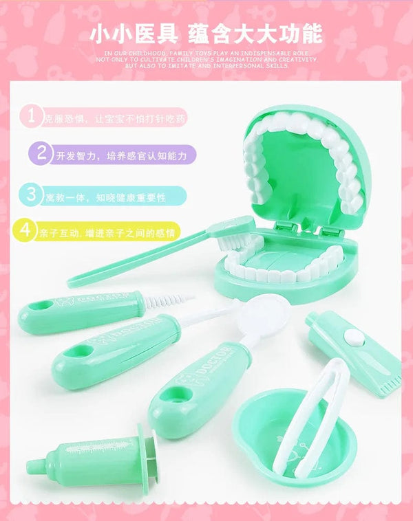 Planet Gates 1/9pcs Montessori Educational Toys for Children Early Learning Doctors Role Play Kids Intelligence Brushing Tooth Teaching Aids