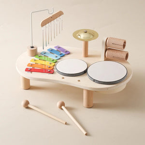 Planet Gates 1 Baby Aeolian Bells Rattle Montessori Educational Toys Children Musical Toys Kids Drum kit Music Table Wooden Musical Instruments