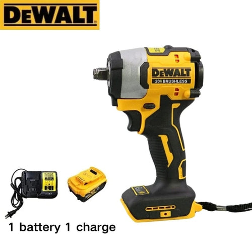 Planet Gates 1 battery 1 charge / AU Dewalt Electric Tool DCF922 Cordless Brushless 20V Lithium Battery 205NM Torque Variable Speed Impact Wrench electric drill
