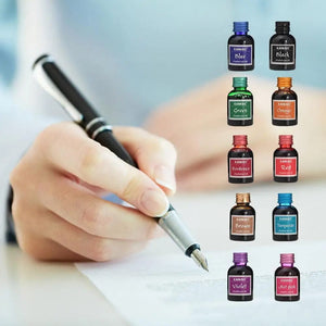 Planet Gates 1 Bottle Pure Colorful 30ml Fountain Pen Ink Universal Refill Ink Stationery School Brand New Product Peace And Happiness