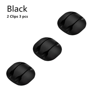 Planet Gates 1 Clips 1 pcs 1 Silicone USB Cable Organizer Cable Winder Desktop Tidy Management Clips Cable Holder for Mouse Headphone Wire Organizer