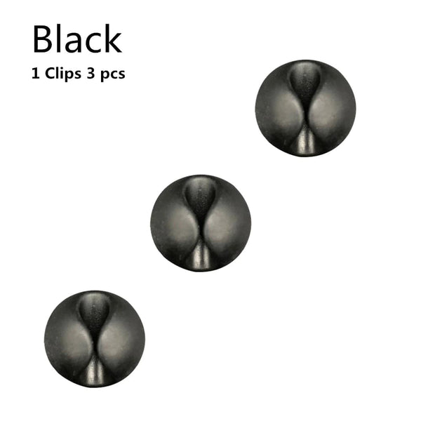 Planet Gates 1 Clips 1 pcs 1 Silicone USB Cable Organizer Cable Winder Desktop Tidy Management Clips Cable Holder for Mouse Headphone Wire Organizer