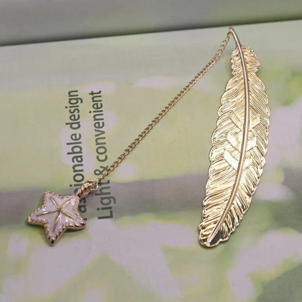 Planet Gates 1 Cute Metal Feather Bookmark  Kawaill Novelty Book Reading Item Creative Gift for Kids Children Stationery Teacher Supplies