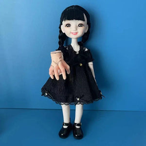 Planet Gates 1 Fashion 1/6 Bjd Doll Black Braid 30cm Doll Multiple Joint Mobility Girls Kids Doll Toy Gift