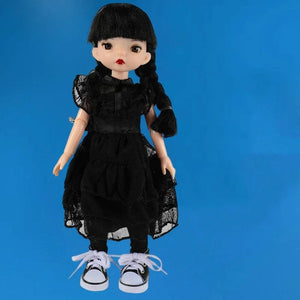 Planet Gates 1 Fashion 1/6 Bjd Doll Black Braid 30cm Doll Multiple Joint Mobility Girls Kids Doll Toy Gift